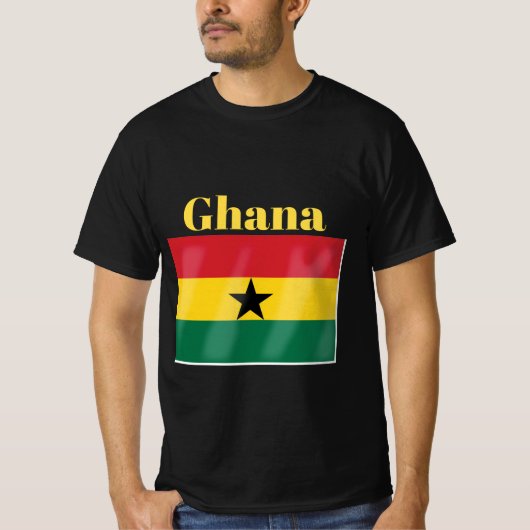 Ghana Flag T - Shirt (Vorderseite)
