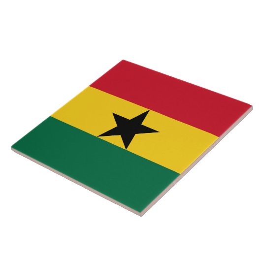 Ghana Flag Tile Fliese (Seite)