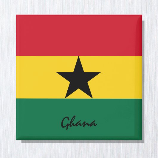 Ghana flagge & Africa holiday/sports fans Magnet