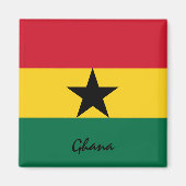 Ghana flagge & Africa holiday/sports fans Magnet (Vorne)