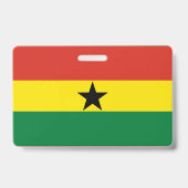Ghana-Flagge Ausweis (Rückseite)