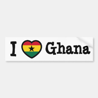Ghana-Flagge Autoaufkleber