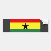 Ghana-Flagge Autoaufkleber (Vorne)