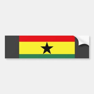 Ghana-Flagge Autoaufkleber