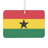 Ghana-Flagge Autolufterfrischer (Rückseite)