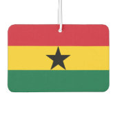 Ghana-Flagge Autolufterfrischer (Vorderseite)