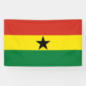Ghana-Flagge Banner (Horizontal)