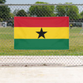 Ghana-Flagge Banner (Insitu)