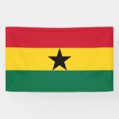 Ghana-Flagge Banner (Horizontal)