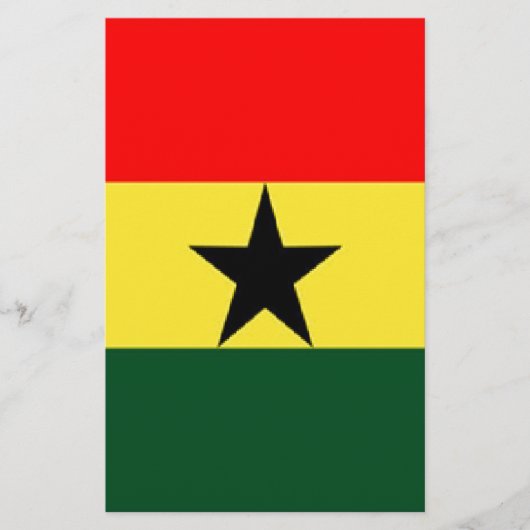 Ghana-Flagge Briefpapier (Vorderseite)