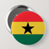 Ghana-Flagge Button (Vorne & Hinten)