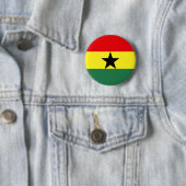 Ghana-Flagge Button (Beispiel)