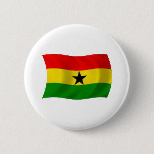 Ghana-Flagge-Button Button
