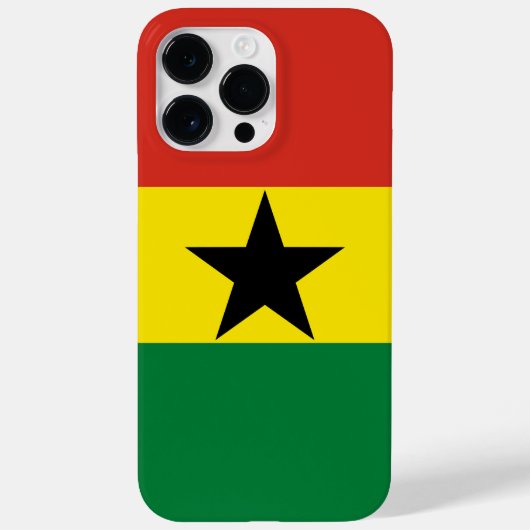 Ghana-Flagge Case-Mate iPhone Hülle (Rückseite)