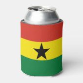 Ghana-Flagge Dosenkühler (Kanne Vorderseite)