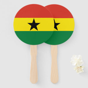 Ghana-Flagge Fächer