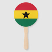 Ghana-Flagge Fächer (Rückseite)