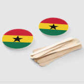 Ghana-Flagge Fächer (Non-assembled)