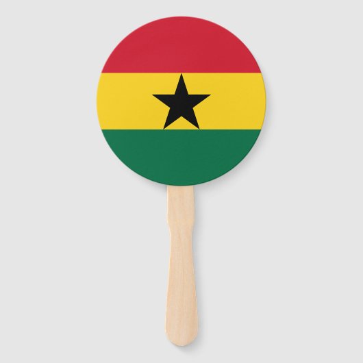 Ghana-Flagge Fächer (Vorderseite)