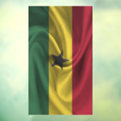 Ghana-Flagge Fensteraufkleber (Blatt 3)