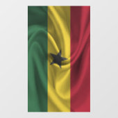 Ghana-Flagge Fensteraufkleber (Blatt)