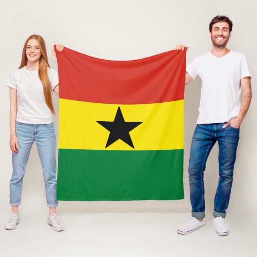 Ghana-Flagge Fleecedecke (Beispiel)
