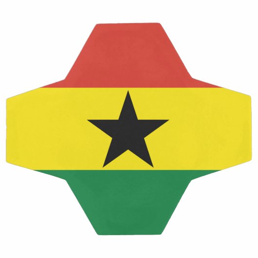 Ghana-Flagge Fußball (Flach)