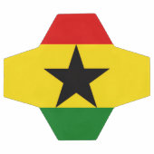 Ghana-Flagge Fußball (Flach)