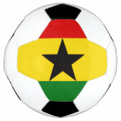 Ghana-Flagge Fußball (Vorderseite)