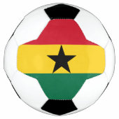 Ghana-Flagge Fußball (Vorderseite)