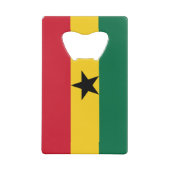 Ghana-Flagge Geldbeutel Flaschenöffner (Rückseite)