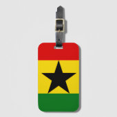 Ghana-Flagge Gepäckanhänger (Vorderseite Vertikal)