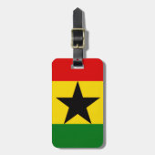 Ghana-Flagge Gepäckanhänger (Vorderseite vertikal)