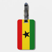 Ghana-Flagge Gepäckanhänger (Rückseite vertikal)