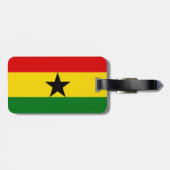 Ghana-Flagge Gepäckanhänger (Rückseite horizontal)