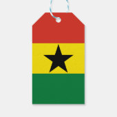 Ghana-Flagge Geschenkanhänger (Rückseite)