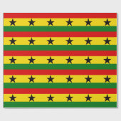Ghana-Flagge Geschenkpapier (Flach)