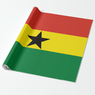 Ghana-Flagge Geschenkpapier