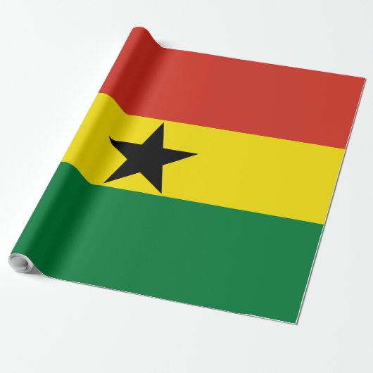 Ghana-Flagge Geschenkpapier (Ungerollt)