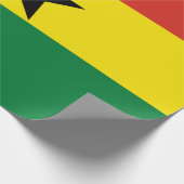 Ghana-Flagge Geschenkpapier (Ecke)