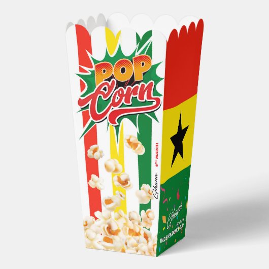 Ghana-Flagge Geschenkschachtel (Rückseite)