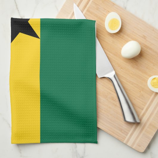 Ghana-Flagge Geschirrtuch (Viertel Falte)