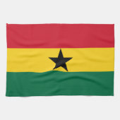 Ghana-Flagge Geschirrtuch (Horizontal)