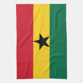 Ghana-Flagge Geschirrtuch (Vertikal)