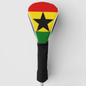 Ghana-Flagge Golf Headcover (Vorderseite)