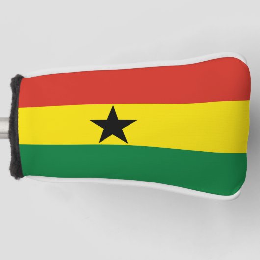 Ghana-Flagge Golf Headcover (Vorderseite)