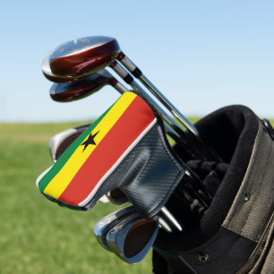 Ghana-Flagge Golf Headcover