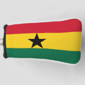 Ghana-Flagge Golf Headcover (Vorderseite)