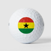 Ghana-Flagge Golfball (Vorderseite)