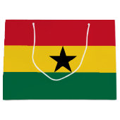 Ghana-Flagge Große Geschenktüte (Vorderseite)